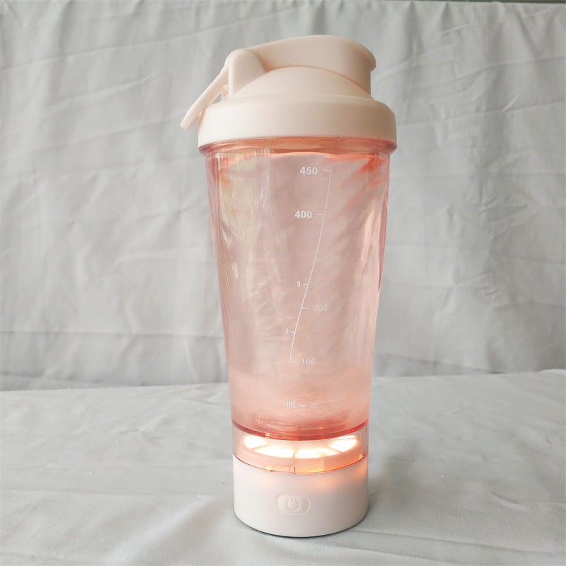 450ml Electric Spiral Protein Shake Cup - Automatic Mixing