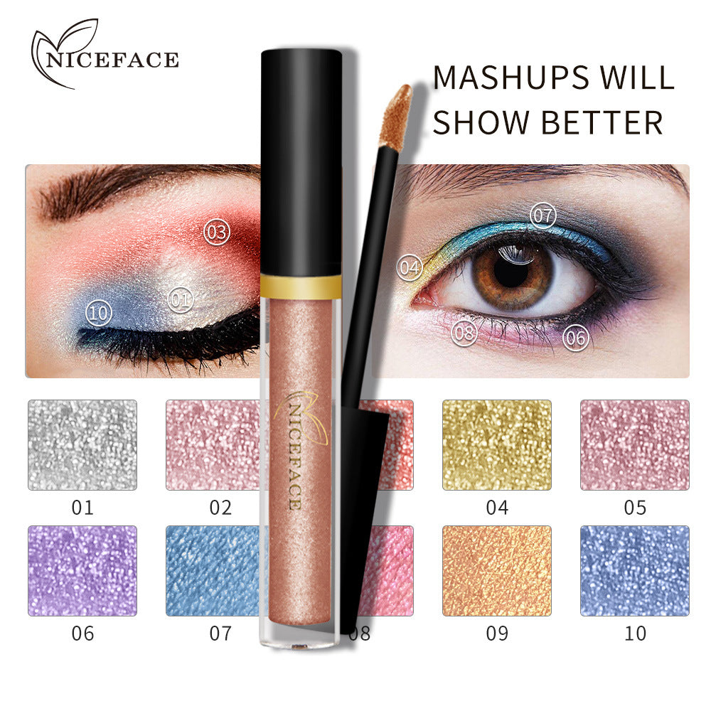 NICEFACE Colorful Shiny Liquid Pearl Eye Shadow