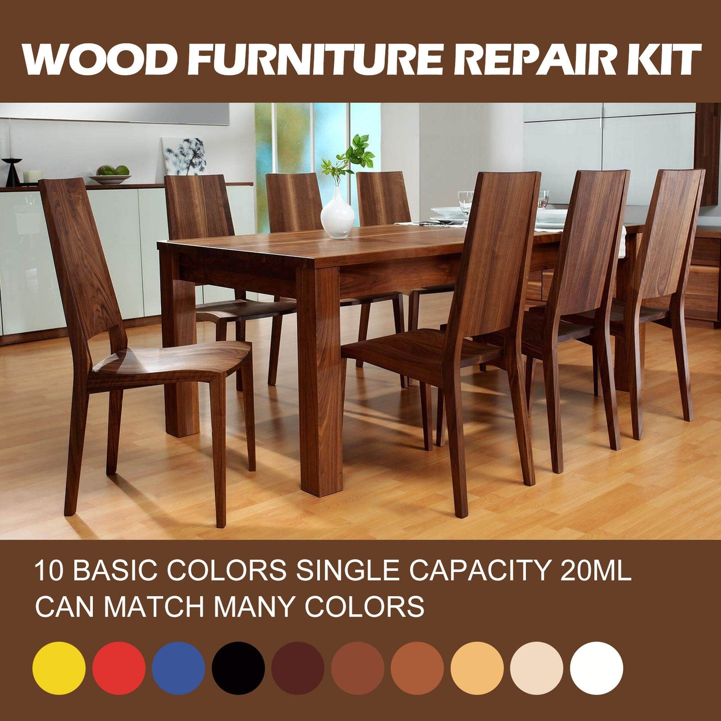 Wood Furniture Repair Kit Furniture Beauty Repair Material Repair Faded Touch Up Kit - Korvel