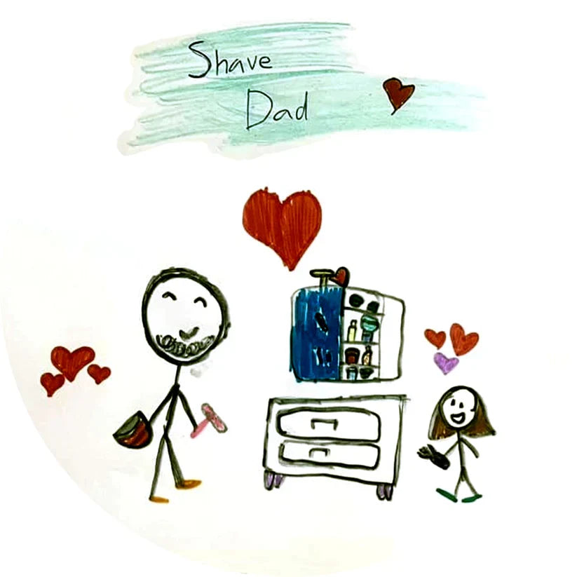 HC&C Shave Dad: Edición para Niños Jabón de Afeitar 4 oz