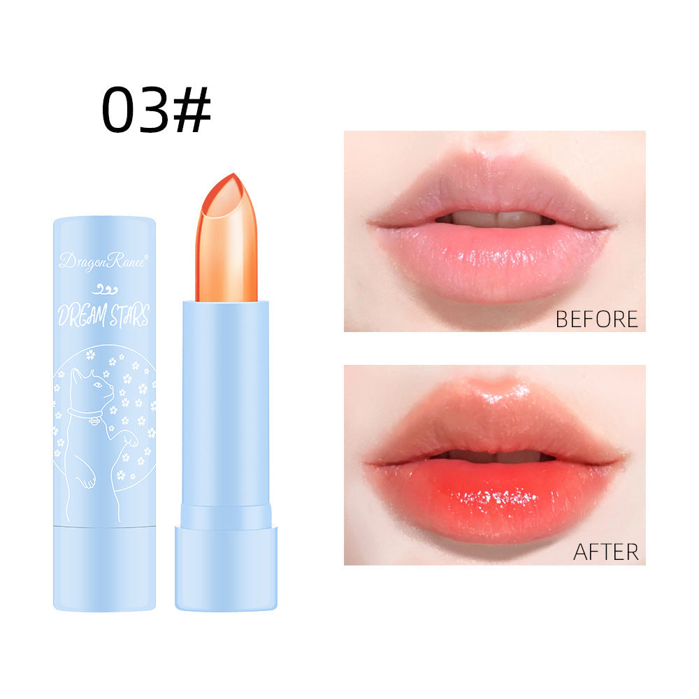 Color-Changing Lipstick Long-Lasting Moisturizing Not Easy To Decolorize Not Easy To Dip In The Cup Waterproof And Moisturizing Aloe Jelly Lipstick - Korvel