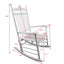 Premium White Balcony Porch Rocking Chair