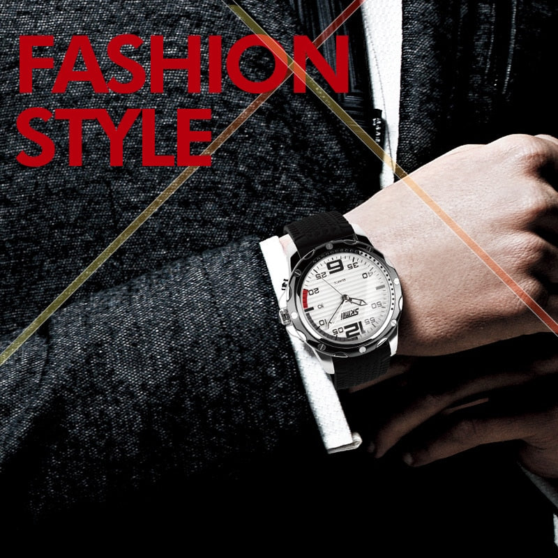 SKMEI 0992 Famous Brand  Sport Jelly Quartz Men Casual Watch Calendar Date Work For Luxury Brand Men Dress Wristwatch 30M Waterproof - Korvel