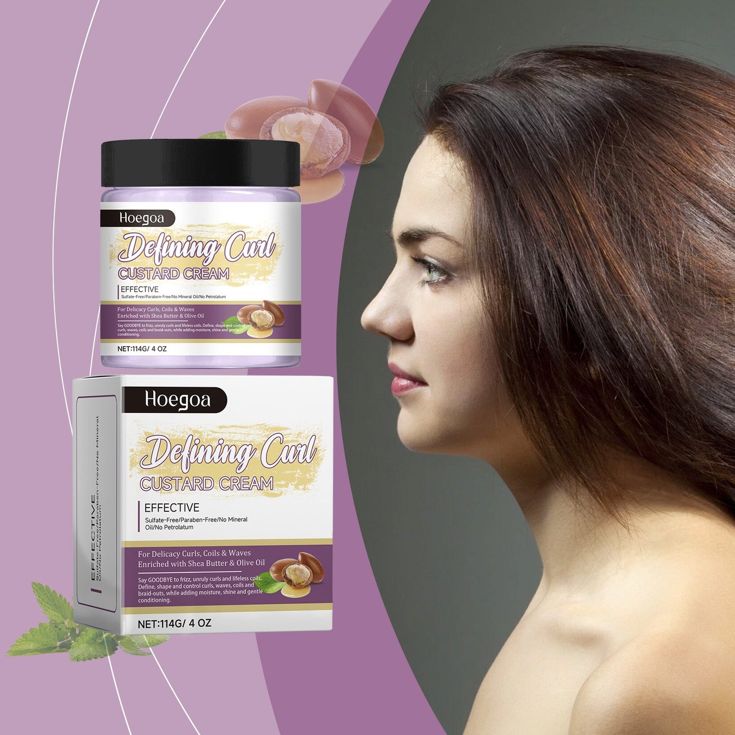 Non-Evaporating Curl Cream for Nourished, Voluminous Hair