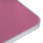 36 inch folding pet grooming table with stainless steel frame and rubber pad, equipped with adjustable armrests and clips (pink) - Korvel