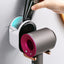 Wall Mounted Hair Dryer Holder Foldable Bathroom Wall Organizer Storage Holder Home Hair Brush Storage Bracket Hair Dryer Rack - Korvel