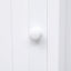 Modern White Triangle Corner Bathroom Cabinet with Adjustable Shelf