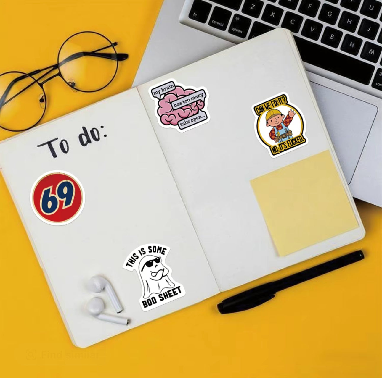 LaughSlap Sticker Pack - 130 Hilarious Vinyl Stickers