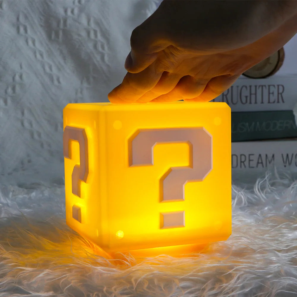 LED Question Mark Night Light Games Toy Children  Table Lamp USB Charging Kids Birthday Gift - Korvel