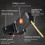 LED Bike Tail Light 6 Colors USB Charging Mountain Road Bike Light Portable Riding Equipment Running Water Light - Korvel