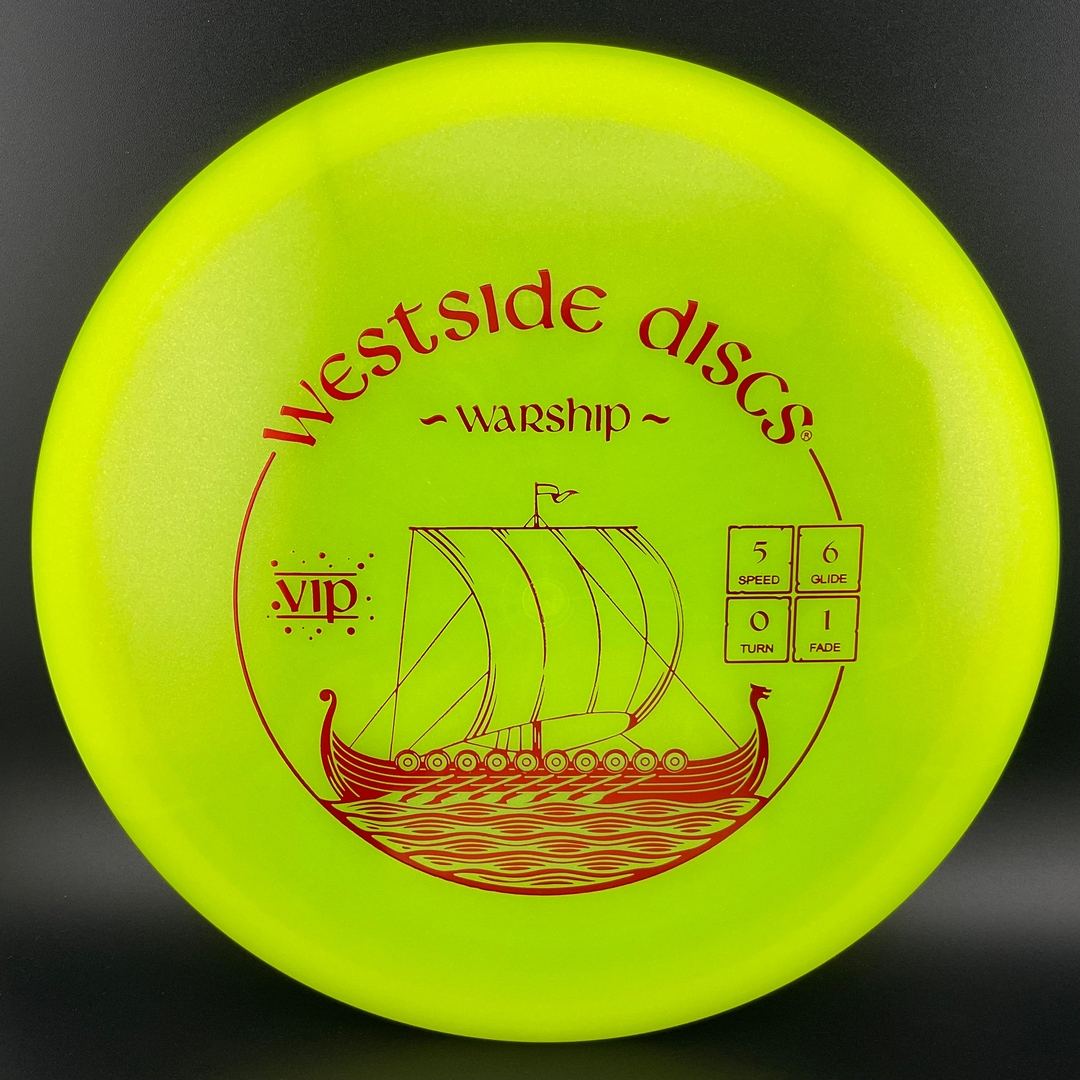 VIP Glimmer Warship Disc Golf Disc