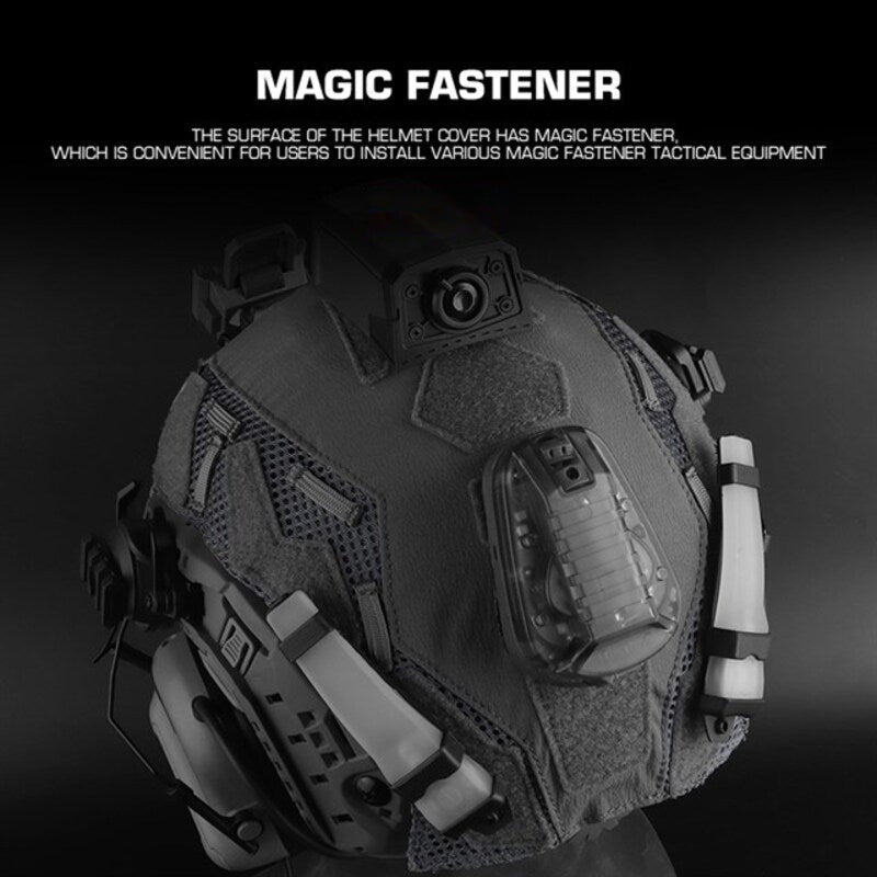 Housse de casque camouflage FAST SF Ultra-haut (Moyen)