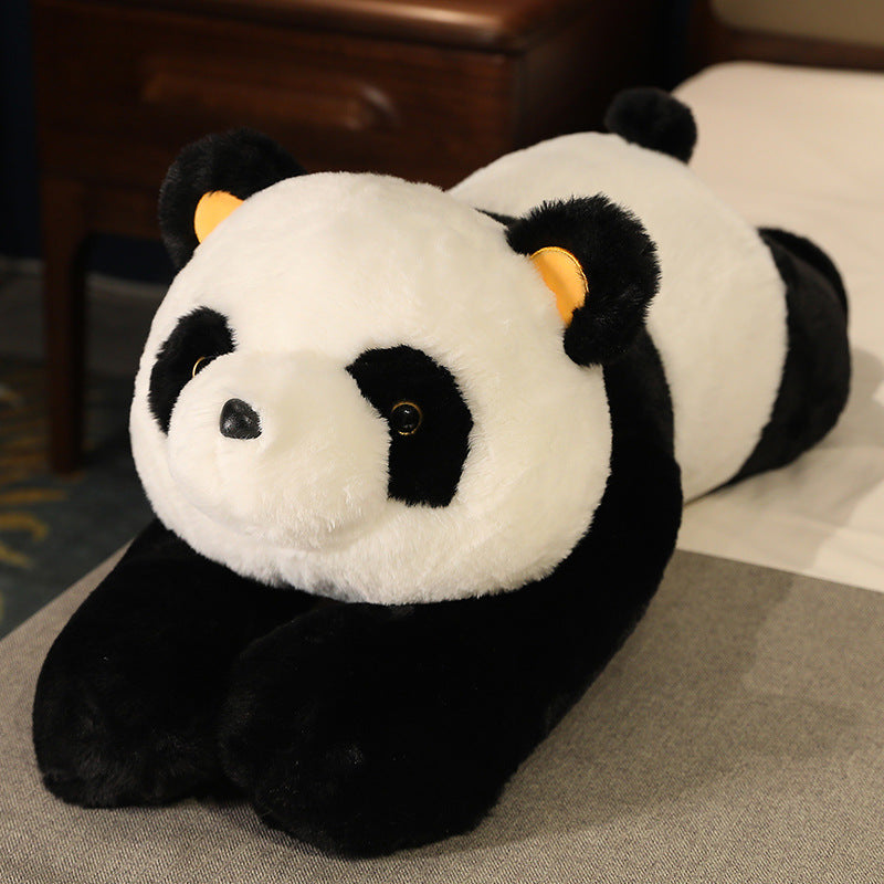 Lying down polar bear plush toy panda doll sleeping pillow doll - Korvel