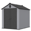 XWT012 6x8ft Plastic Storage Shed for Outdoor Use