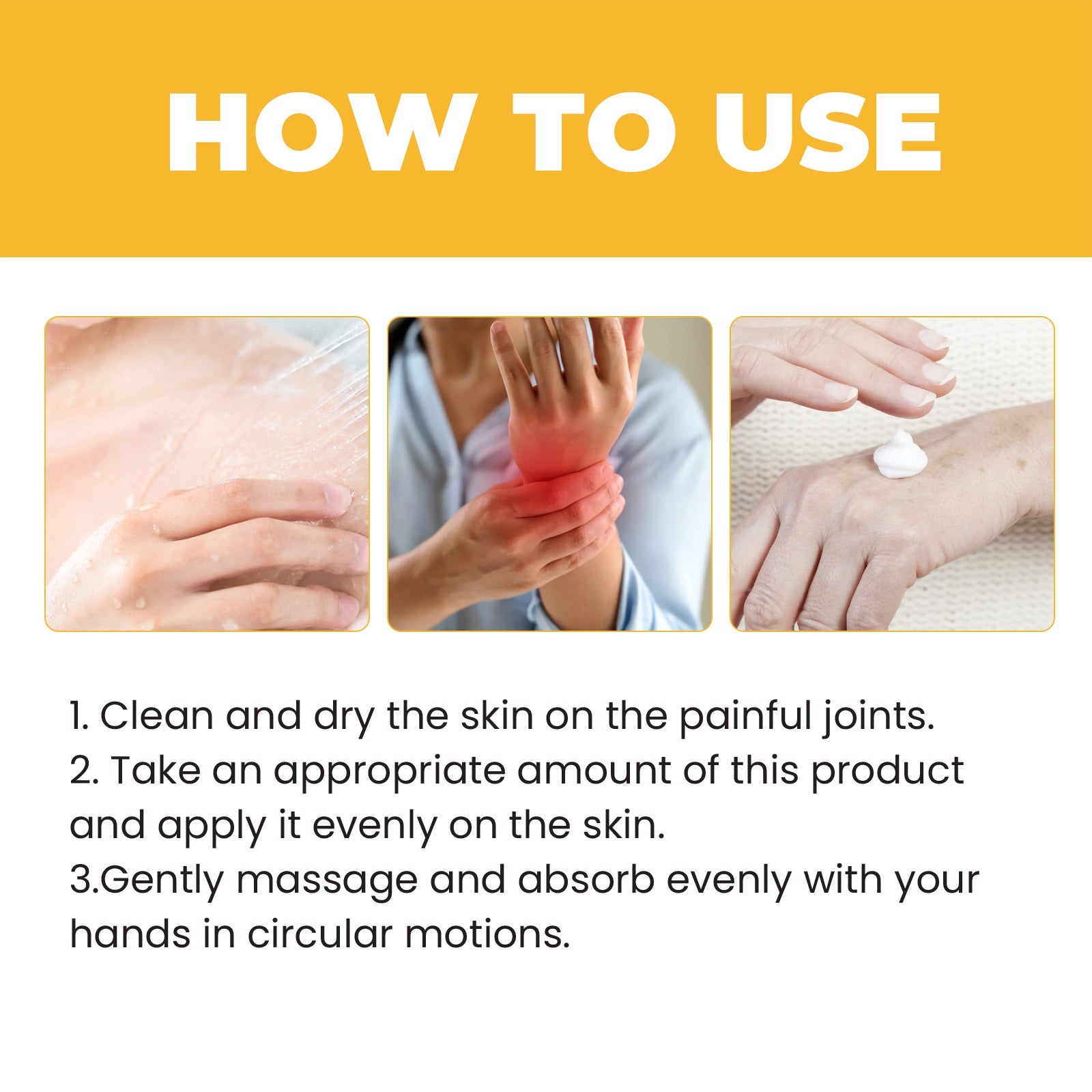 Bee Venom Joint Care Cream Relieves Knee Joint Pain And Discomfort By Massaging Body Joint Care Cream - Korvel