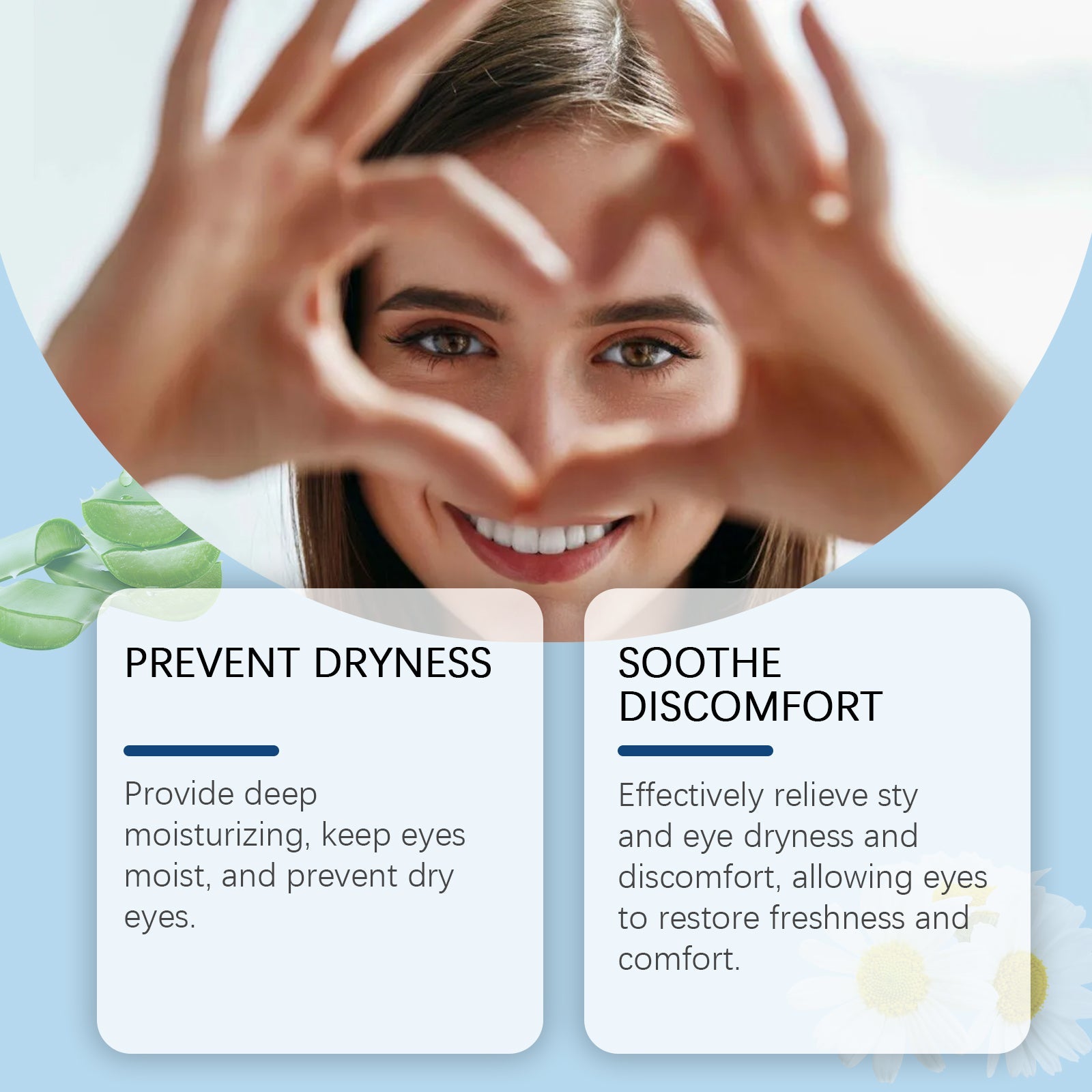 Eye Care Solution, A Gentle Moisturizing Eye Solution That Relieves Acidness, Is A Daily Portable Eye Care Drops - Korvel