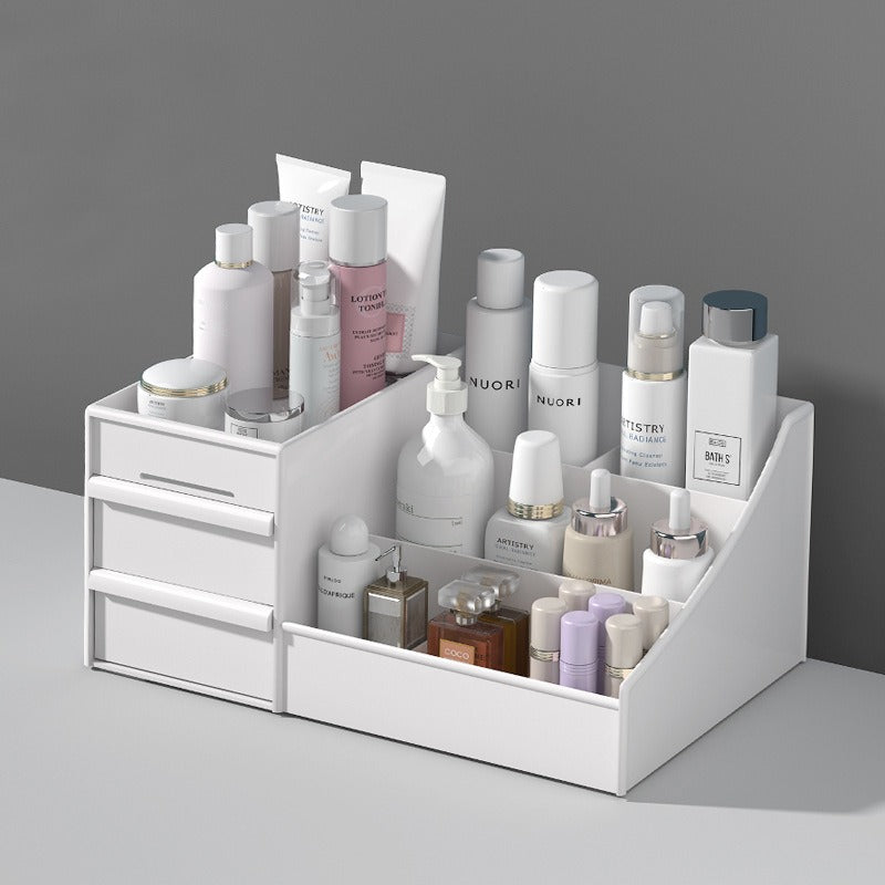 Drawer style cosmetic storage box jewelry sorting skincare tabletop dressing table - Korvel