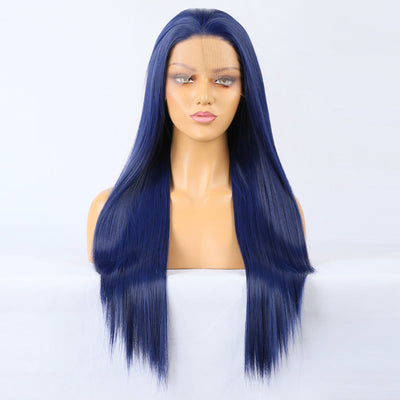 Straight Lace Front Wig Bone Straight Human Hair Wig Transparent Lace Frontal Wig Glueless Lace Front Human Hair Wigs - Korvel