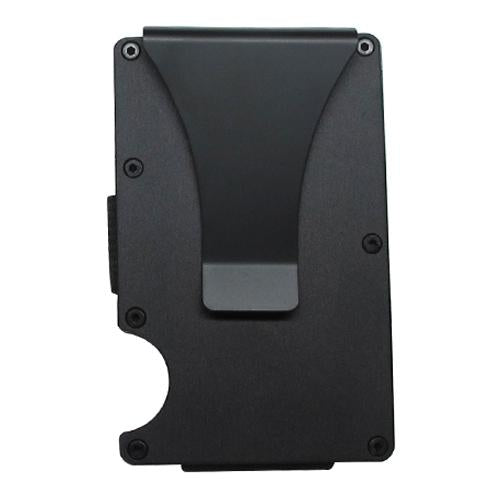 Carbon Fiber Wallet Metal Mini Slim Wallet Men's Credit Card ID Holder With RFID Anti-chief Card Wallet Porte Carte - Korvel