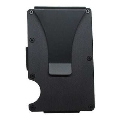 Carbon Fiber Wallet Metal Mini Slim Wallet Men's Credit Card ID Holder With RFID Anti-chief Card Wallet Porte Carte - Korvel