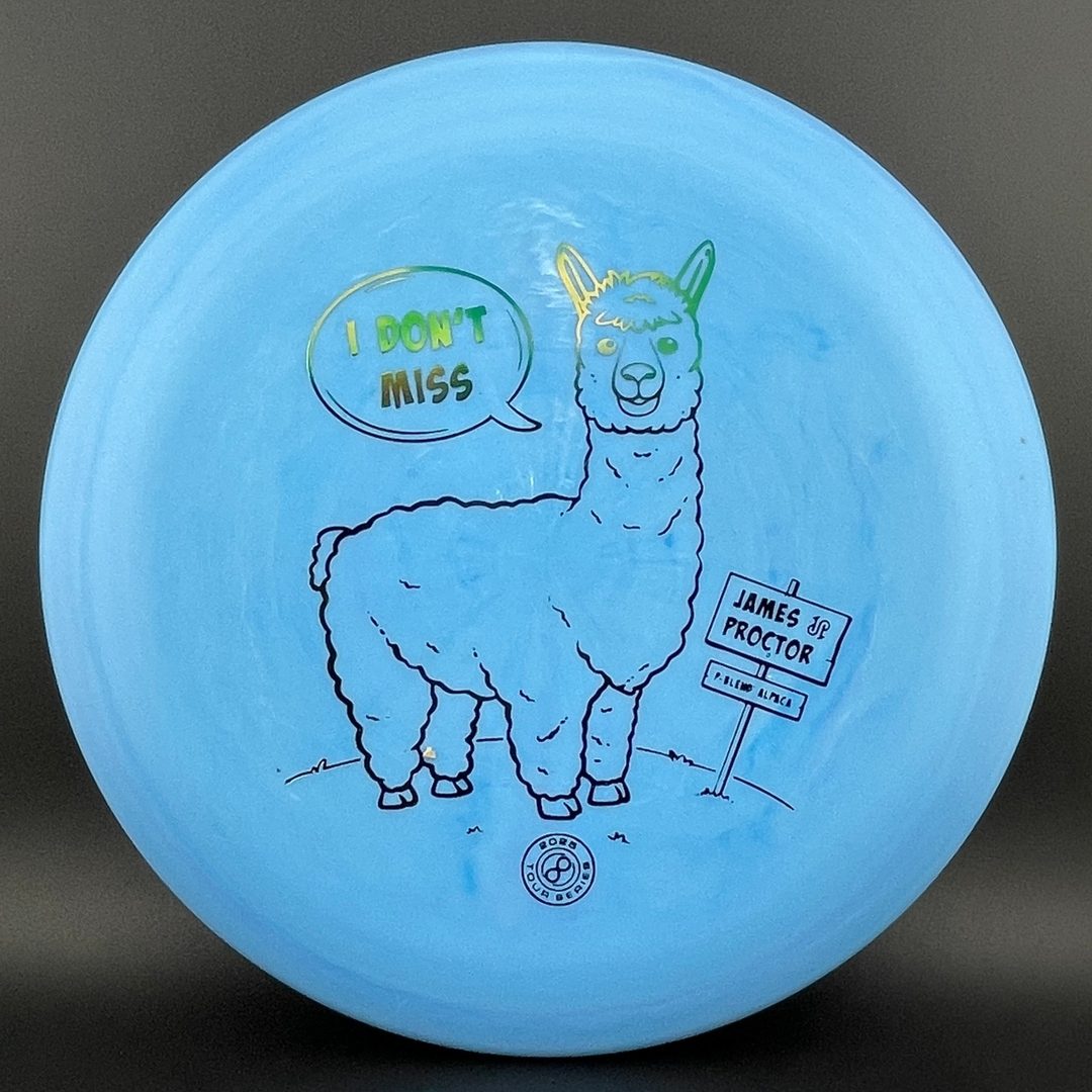 P-Blend Alpaca - James Proctor - Putter de Disc Golf de la Série Tour 2025
