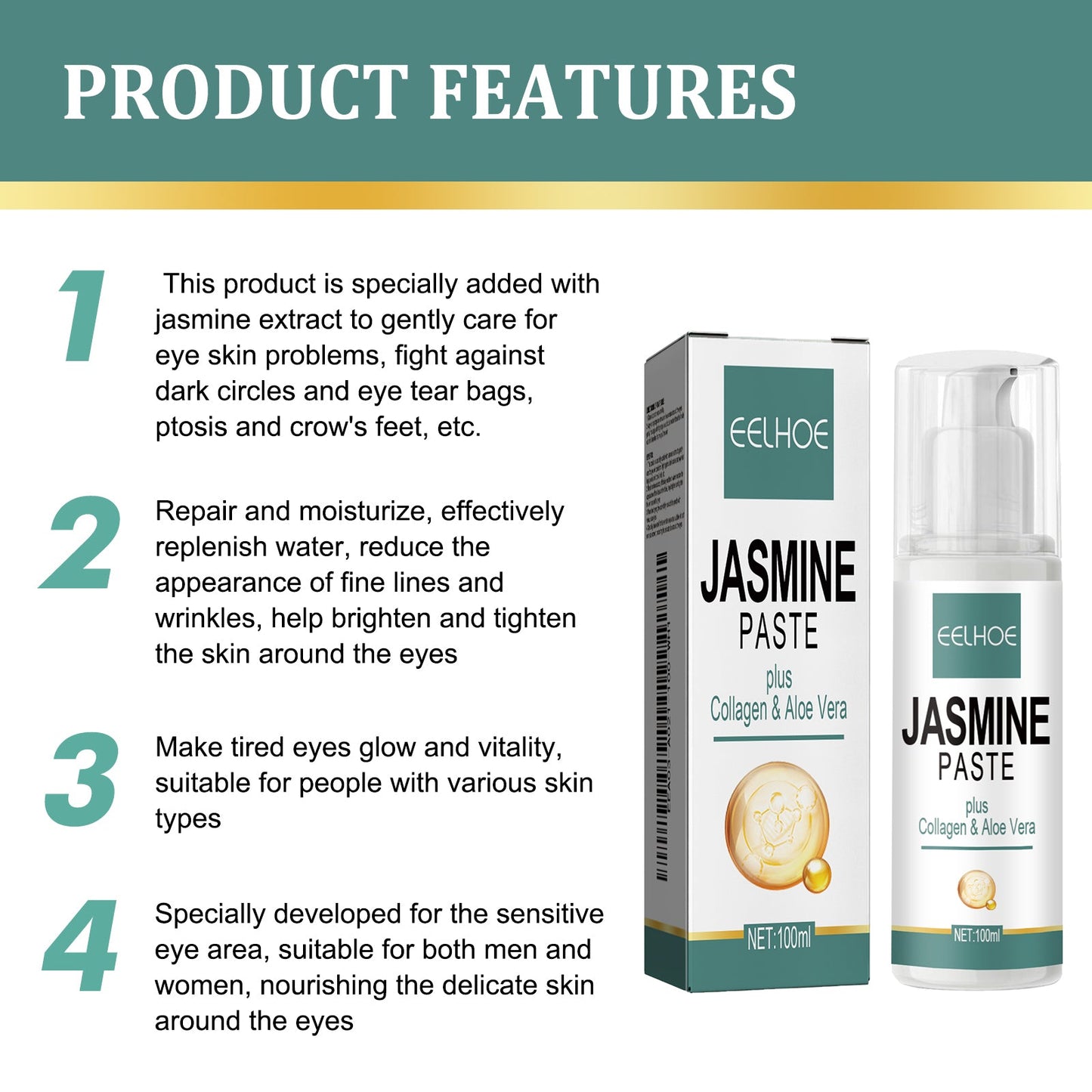 Gentle Eye Cream for Dark Circles and Fine Lines