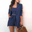 Ensemble Blazer à Manches Longues pour une Élégance Sans Effort