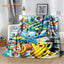 Couverture en Peluche Douce Pokemon - Confort Chaleureux et Vibrant