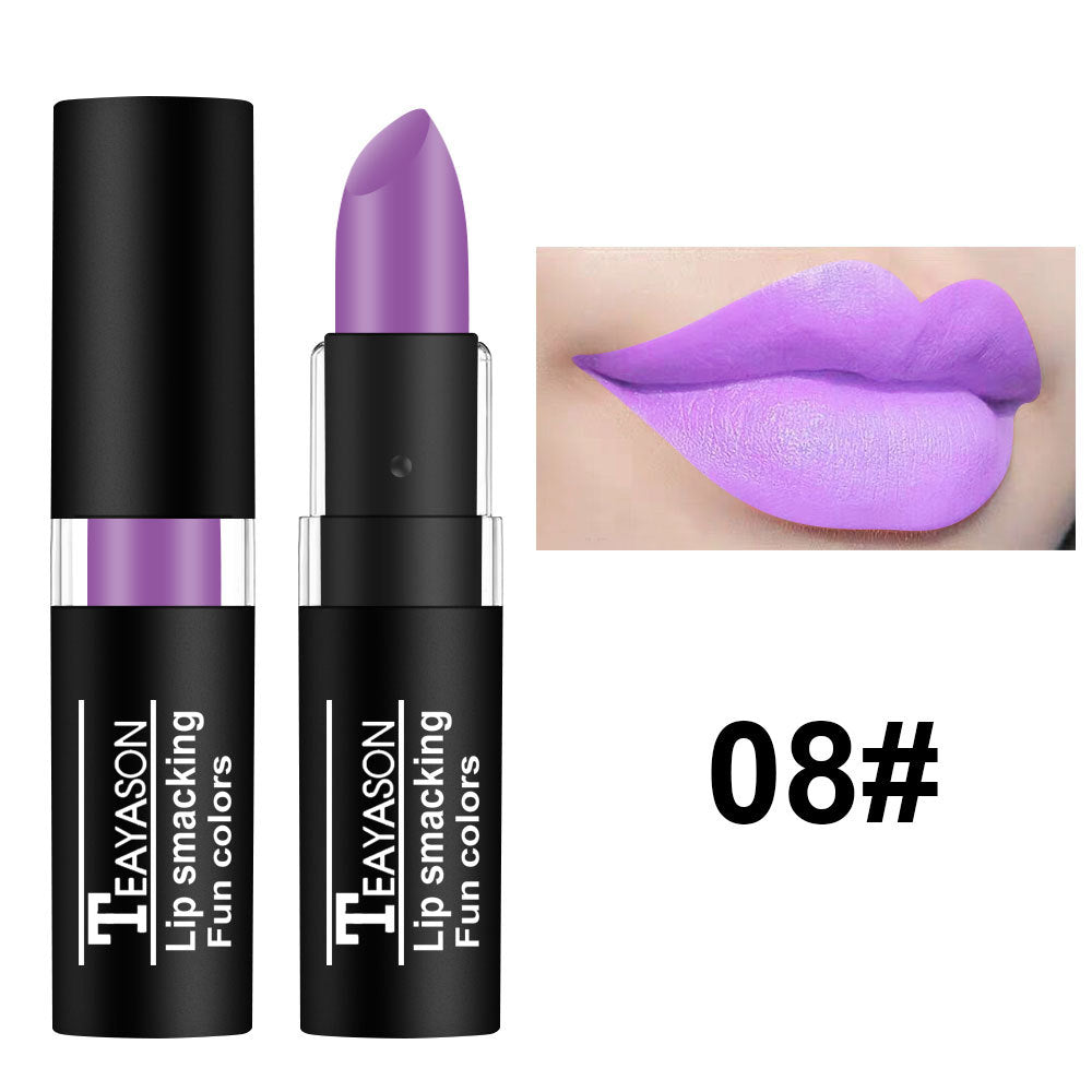 Lipstick White Nude Vampire Olive Green Black Purple Halloween Creative Makeup Retro - Korvel