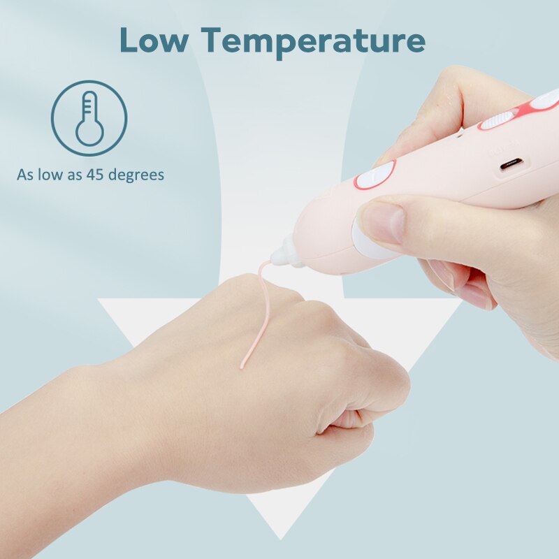 Beiens 3D Pen Creativity DIY Printing Pen Early Educational Drawing Toys ABS Filament Kids Design Drawing Pen Montessori Toys - Korvel