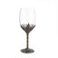 Enamel lead-free red wine cup crystal glass high footed cup decanter set - Korvel