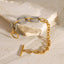 18K Gold-Plated Stainless Steel Chain Bracelet - Korvel