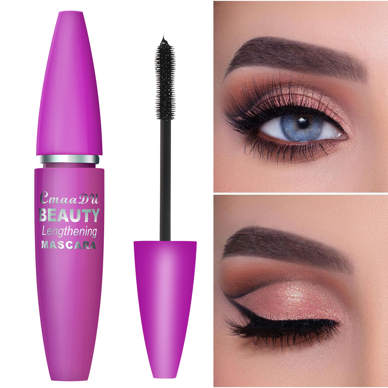 CmaaDu Makeup 4D mascara thick curling is not easy to smudge false eyelashes - Korvel