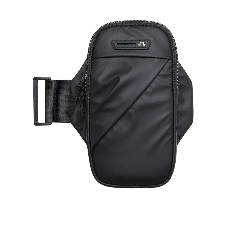 Sports running mobile arm bag, women's fitness wrist bag, breathable PU arm strap, outdoor cycling men's arm cover, mobile phone - Korvel