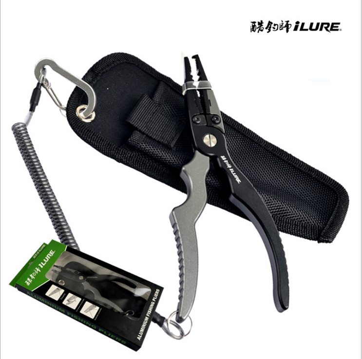 Alua aluminum alloy alua tongs / fishing tongs / fish control device / hook removal tongs with missing hand rope tongs - Korvel