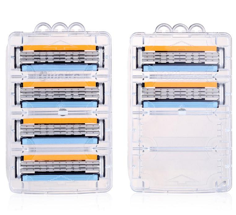 Gillette Vector 3 Shaving Razor Blades Brand Three Layer Shave Shaver Shaving Blades 4pcs Safety - Korvel