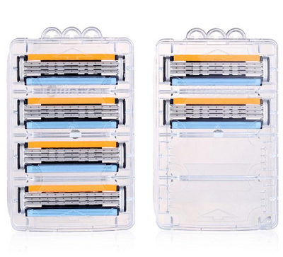 Gillette Vector 3 Shaving Razor Blades Brand Three Layer Shave Shaver Shaving Blades 4pcs Safety - Korvel