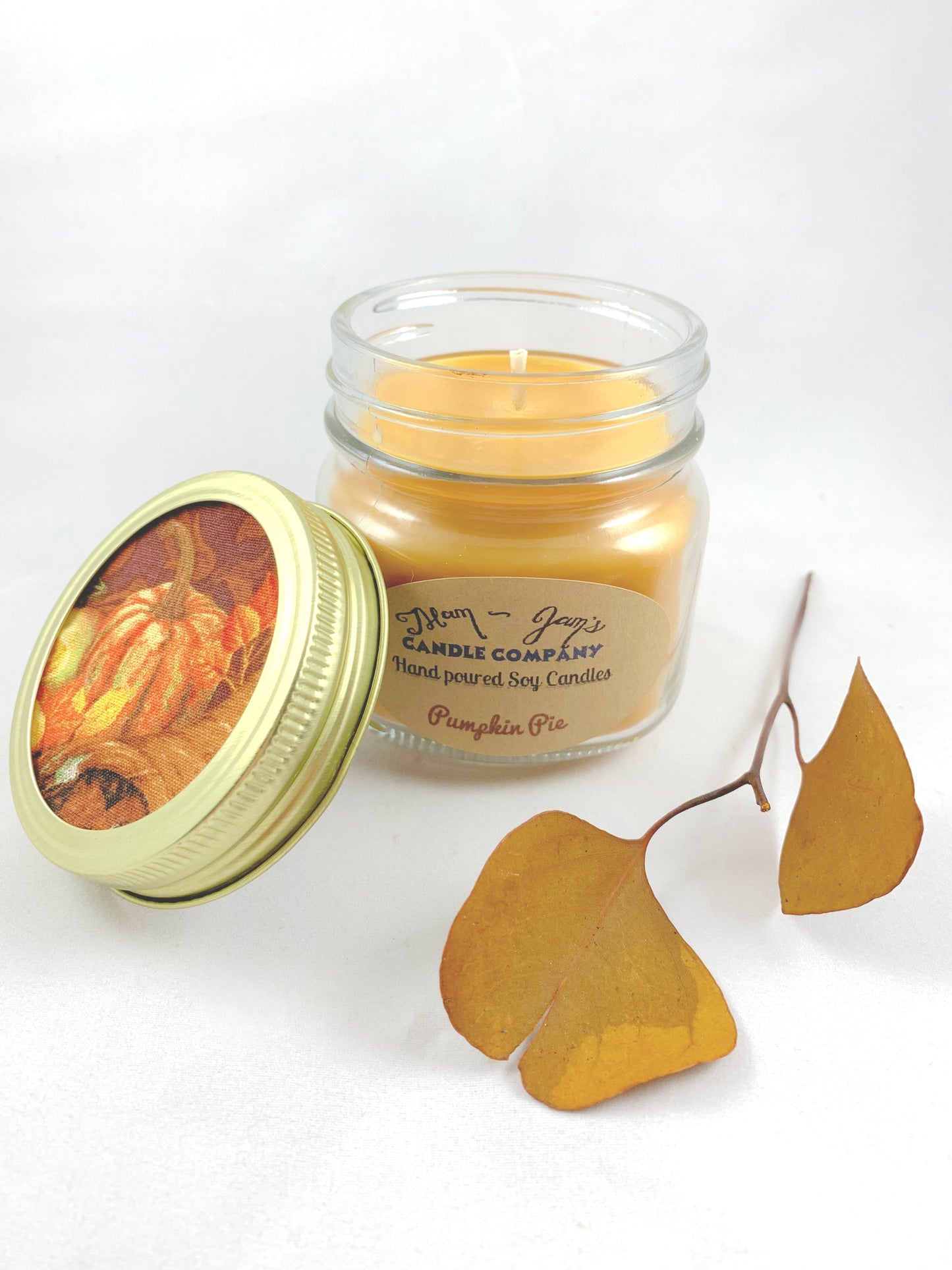 Pumpkin Pie Soy Candle – Warm & Spiced Fall Scent | Mam Jam’s - Korvel