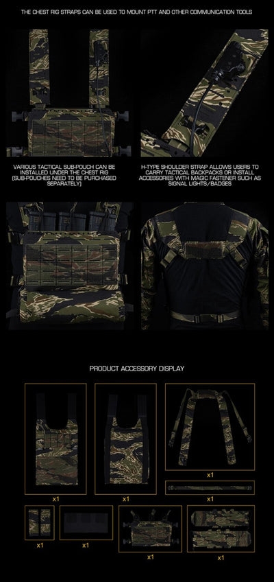 LV-119 Tactical Chest Harness Set - Korvel