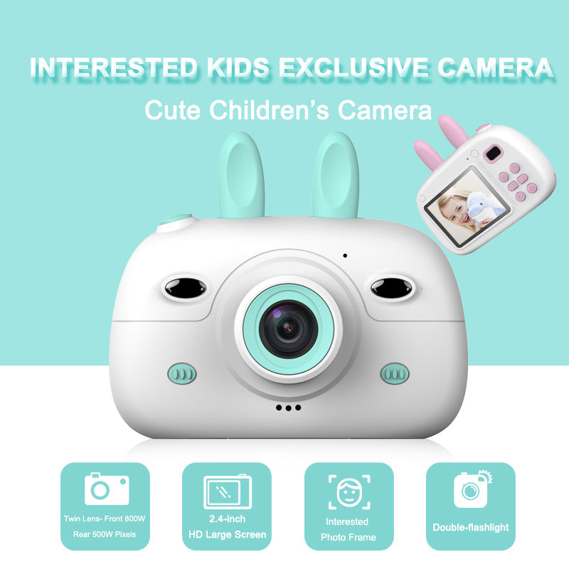 Cámara Mini SLR de Caricatura para Niños con Doble Lente