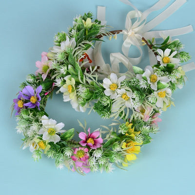 Hawaiian Seaside Floral Wreath Headwear