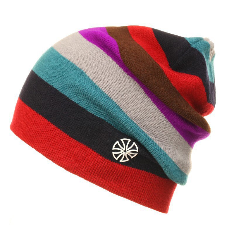 Bonnet Tricot Rayé Premium pour Activités de Plein Air