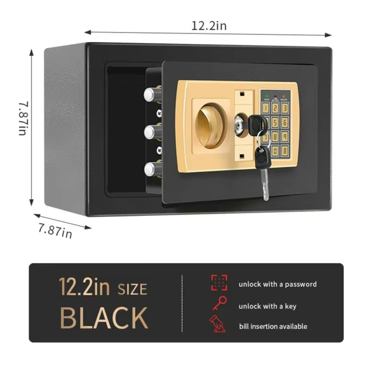 SecureVault Safe Box - Korvel