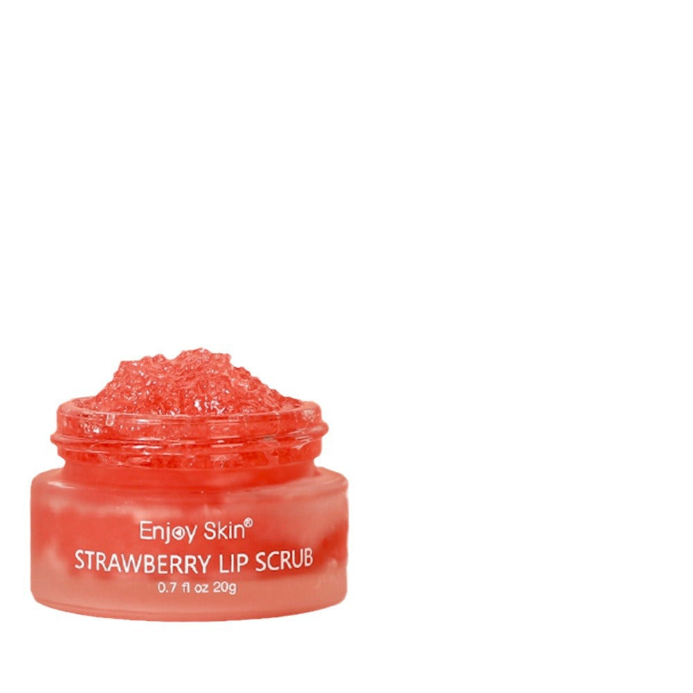 New updatse strawberry Lip Scrub Vegan Exfoliating Envase Para Sugar Pink Lip Scrub - Korvel