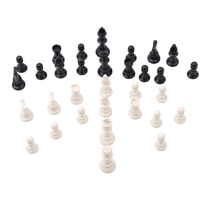 32 Medieval Chess Pieces 64MM - Korvel