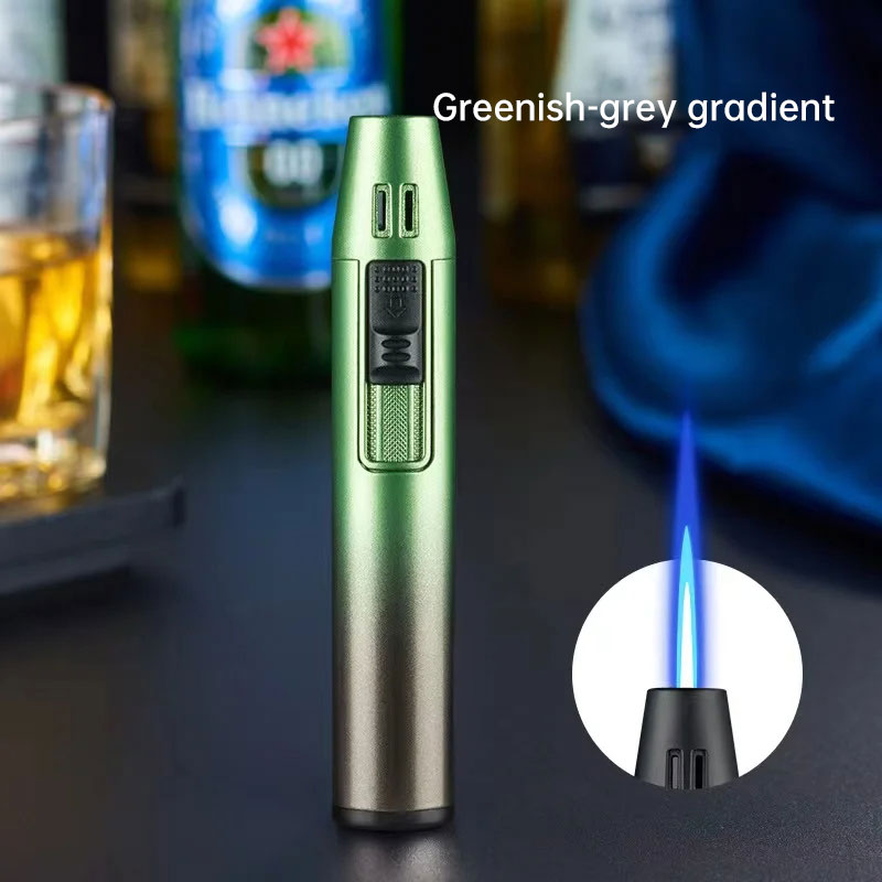 Mini Spray Gun Butane Lighter - Adjustable Blue Flame