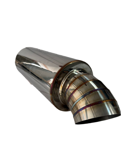 SPDZ1 LTR High-Performance Race Muffler - 3" Inlet, 4” Outlet - Korvel