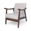 Elegant One-Seater Sofa in Beige