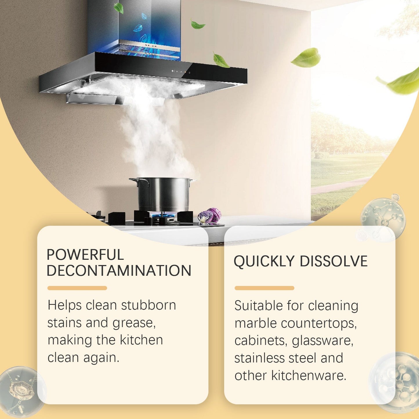 Premium Multi-Purpose Foam Cleaner for Kitchen Surfaces