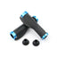 Bicycle Handlebars Mountain Bike Aluminum Alloy Bilateral Lock Anti-Skid Handlebars Riding Rubber Meat Ball Handlebars Vice Handle - Korvel